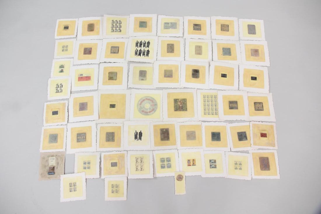 56 Piece Collection of Richard Humann Encaustic Art (1 of 17)