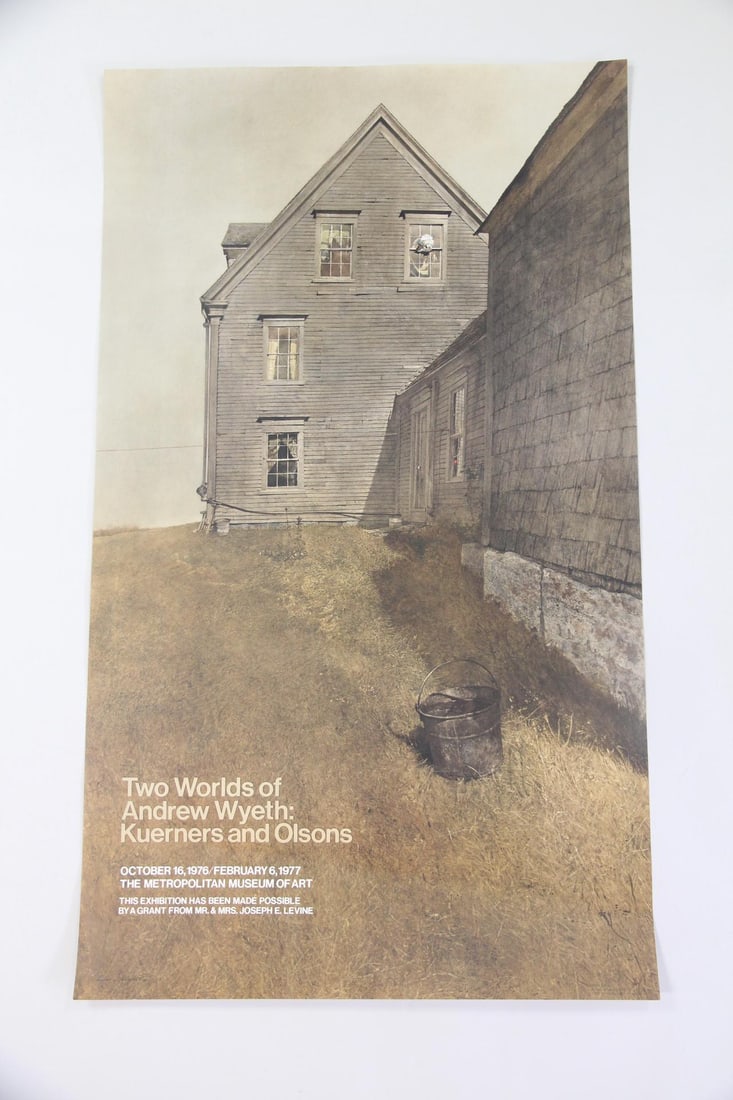 Andrew Wyeth Exhibition Poster Metropolitan Museum 1976 (1 of 7)