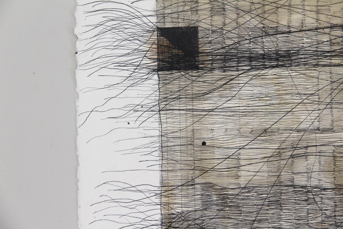 Luis Castro Mixed Media Abstract Drawing - 2