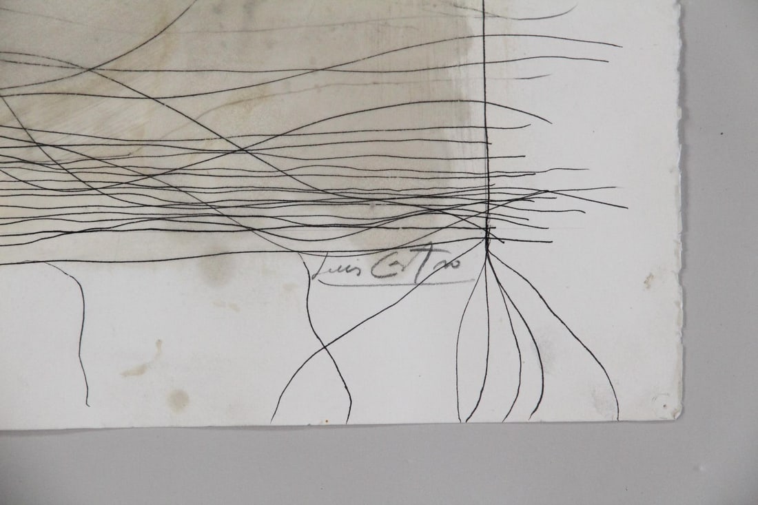 Luis Castro Mixed Media Abstract Drawing - 4