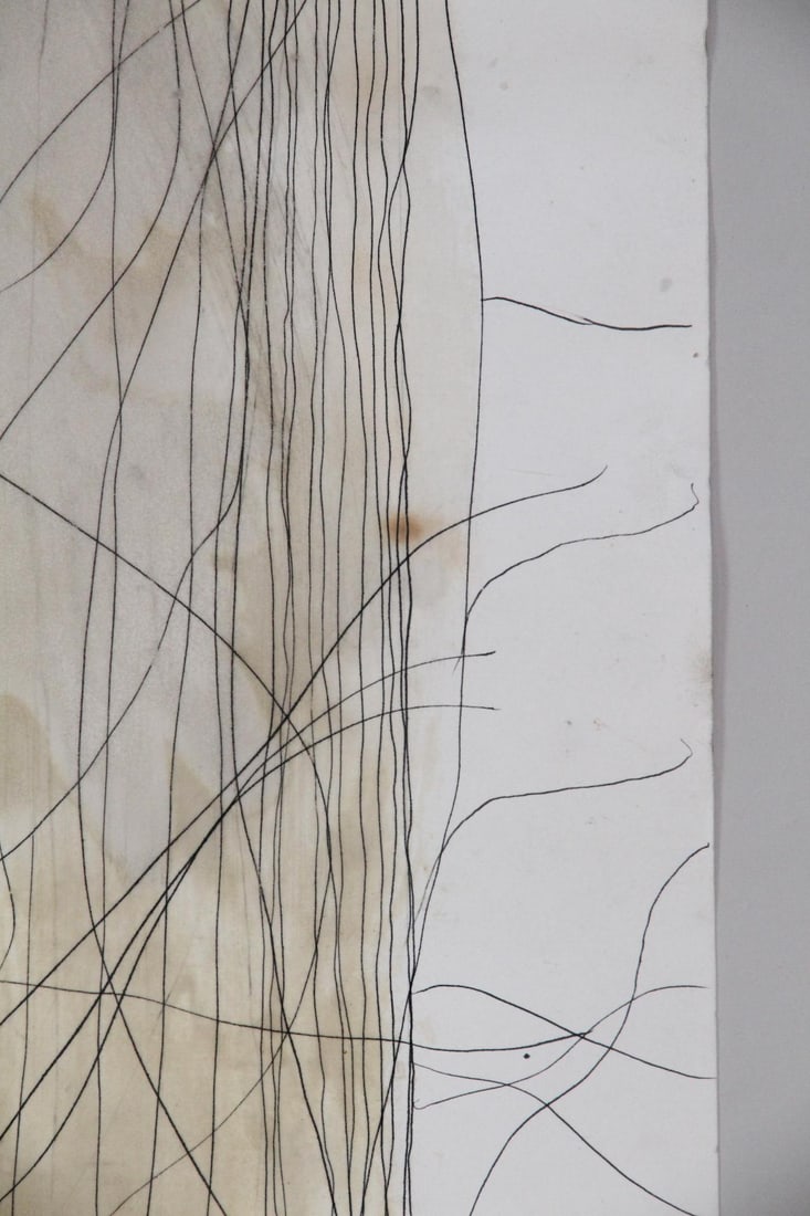 Luis Castro Mixed Media Abstract Drawing - 5