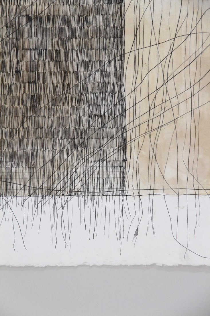 Luis Castro Mixed Media Abstract Drawing - 7