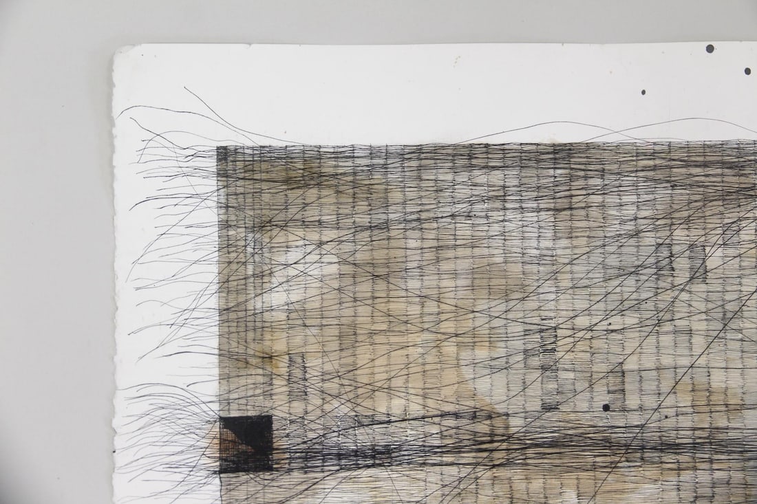 Luis Castro Mixed Media Abstract Drawing - 8