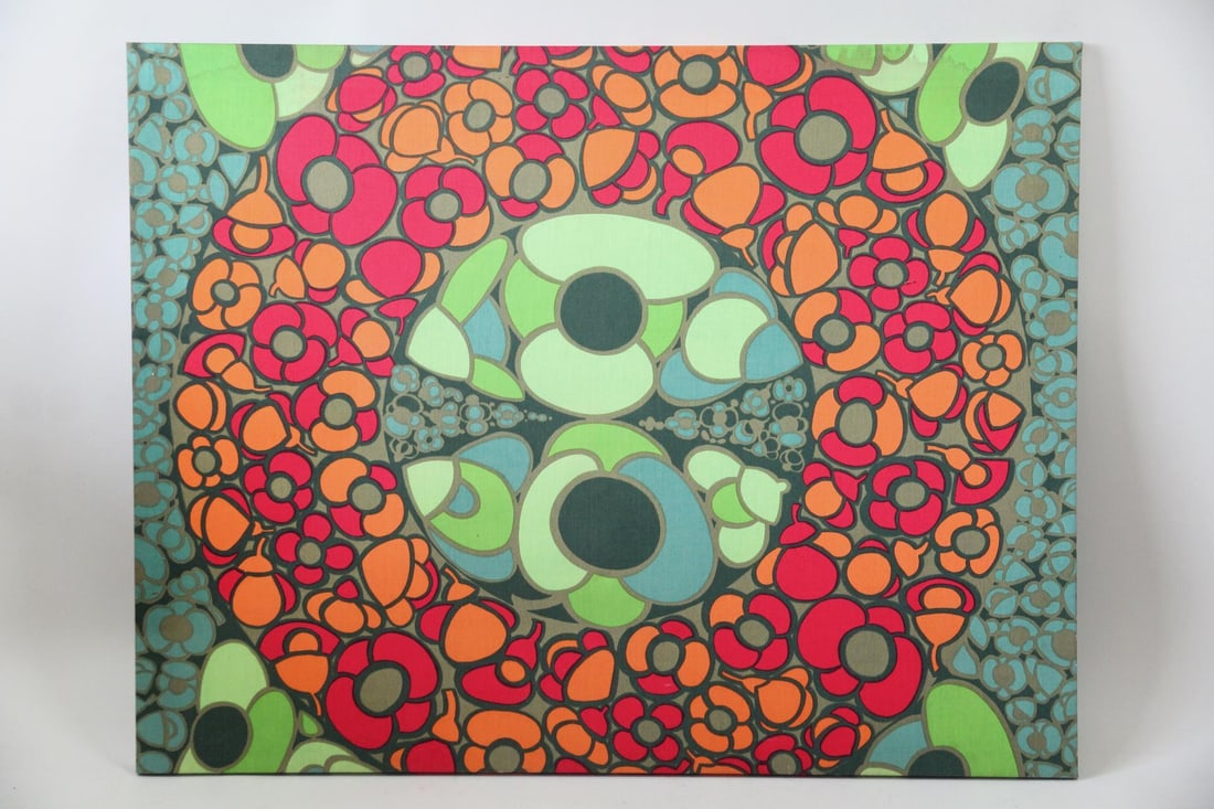 Marjatta Metsovaara Fiesta Textile Wall Art Panel (1 of 8)