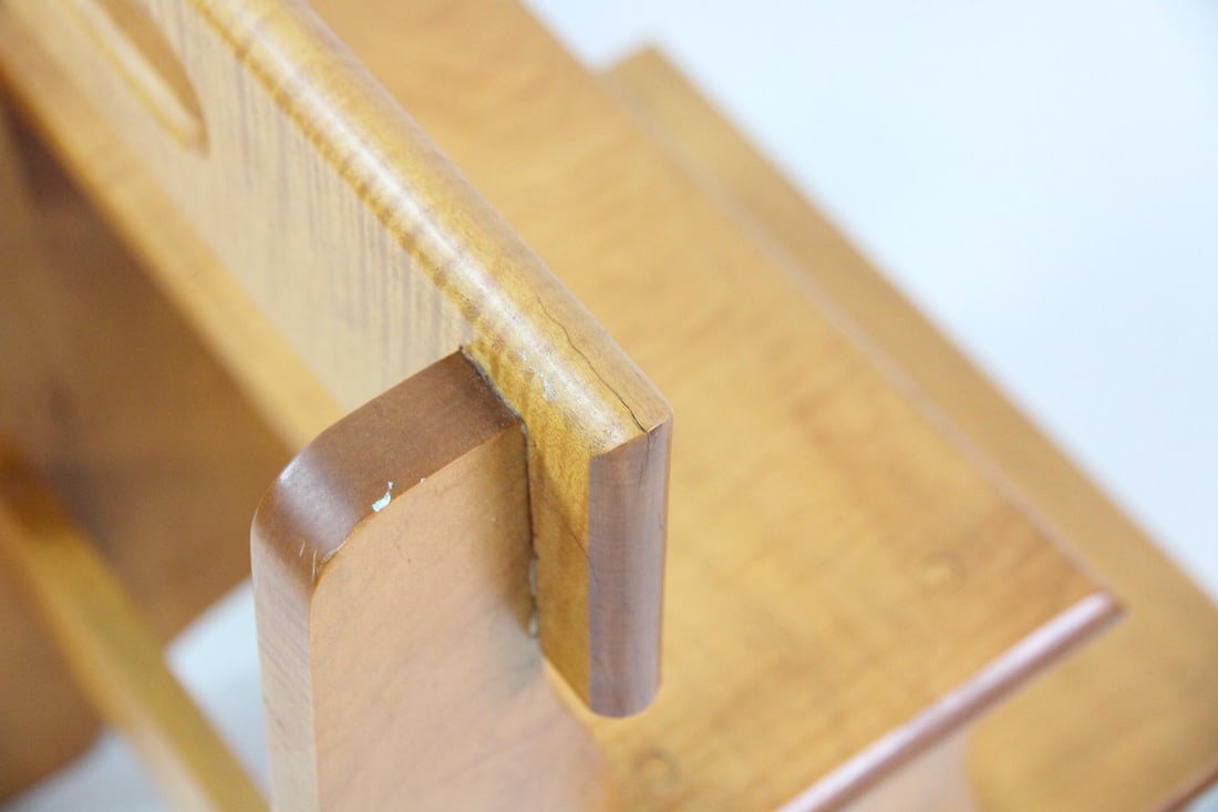 Tiger Maple Step Stool, Shaker Style - 5