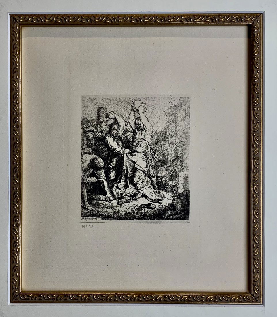Rembrandt van Rijn, heliogravure on paper, COA (1 of 2)
