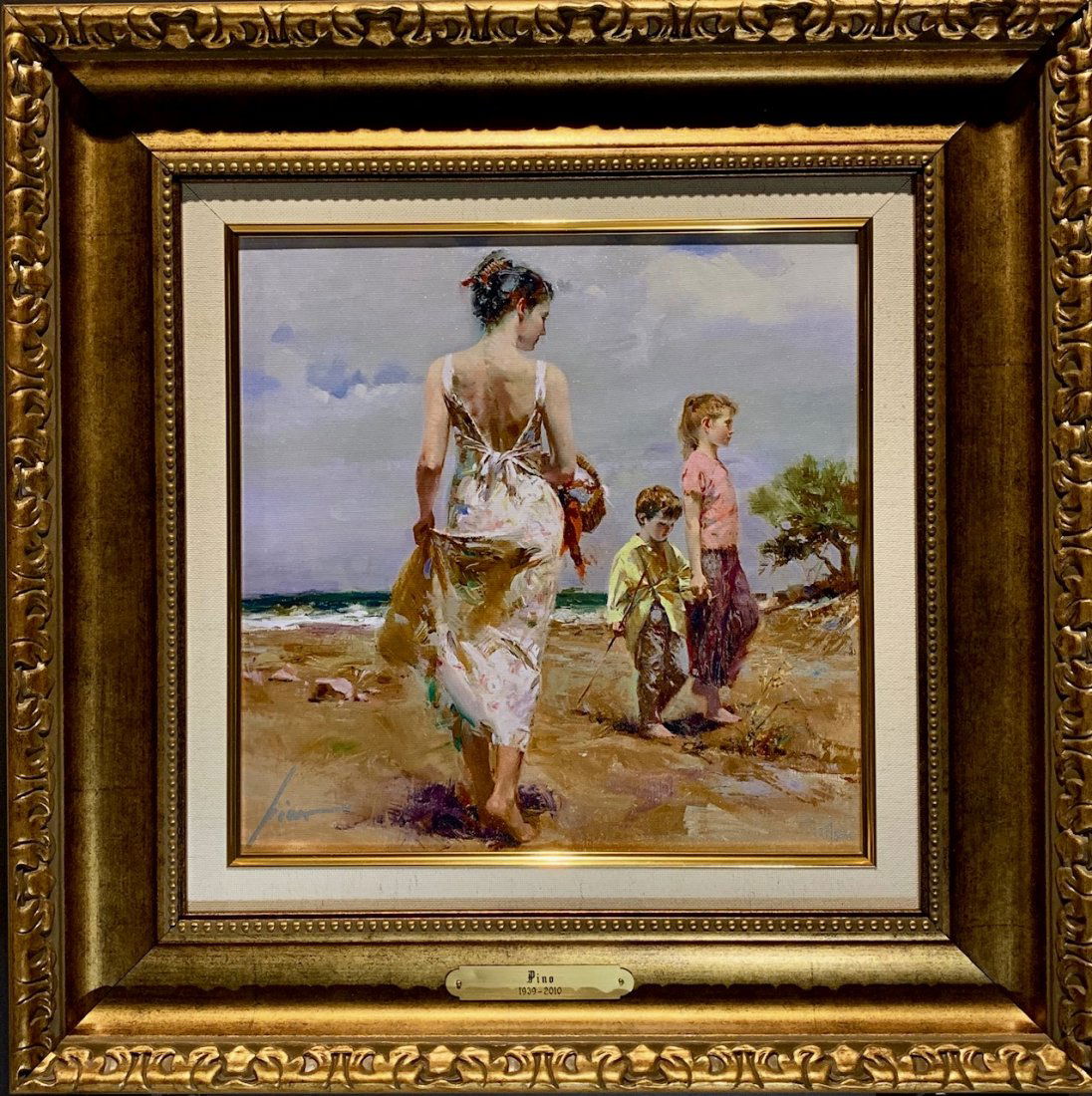 Pino Daeni, Hand signed and numbered giclee on canvas, (1 of 3)