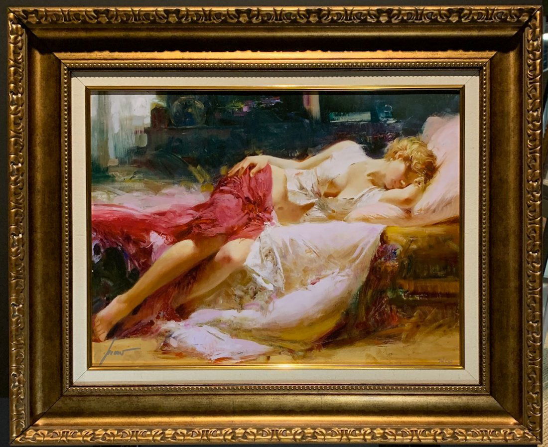 Pino Daeni, Hand signed and numbered giclee on canvas (1 of 3)