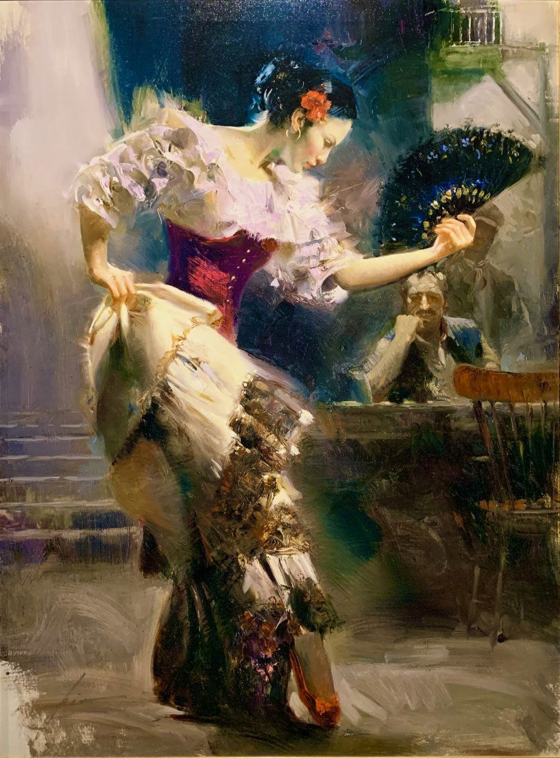 Pino Daeni, Large signed and numbered canvas giclee (1 of 3)