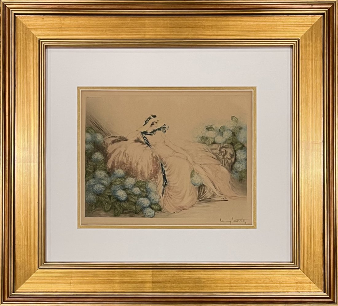 Louis Icart, Etching & Aquatint, "Dame Rose", 1933 (1 of 4)