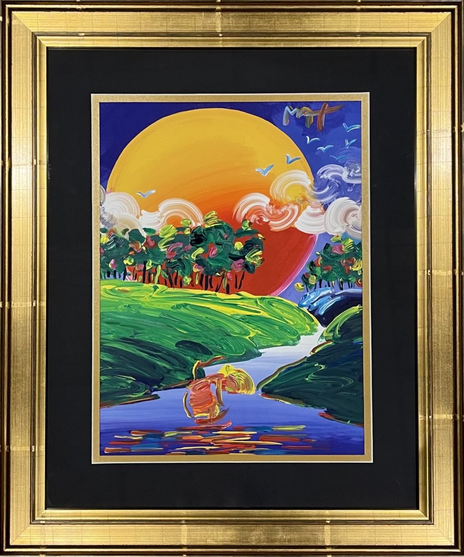 Peter Max - Original mixed media "Better World" (1 of 3)