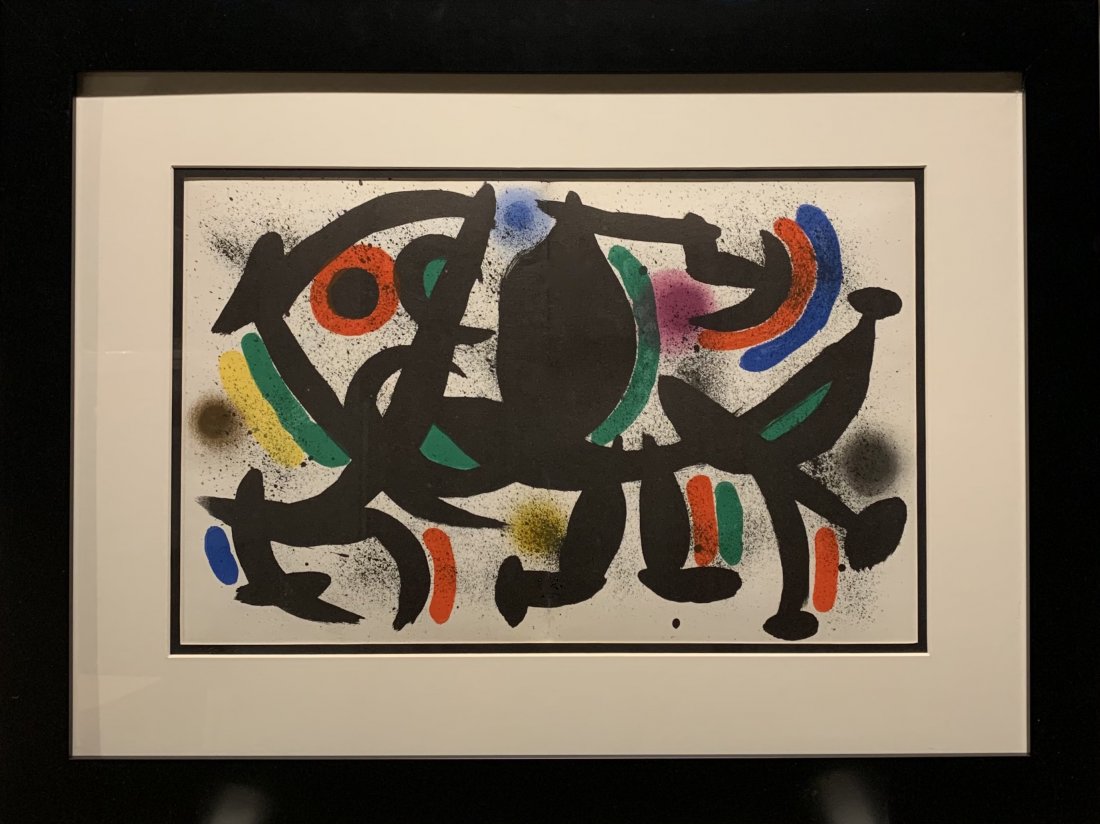 Joan Miro, Original double lithograph, 1975 (1 of 2)