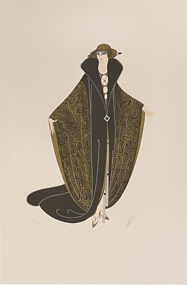Erte,  Hand signed and numbered original lithograph (1 of 4)