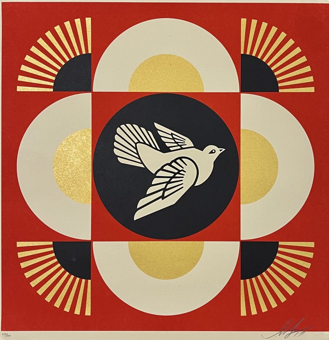 Shephed Fairey, Signed and numbered serigraph (1 of 2)