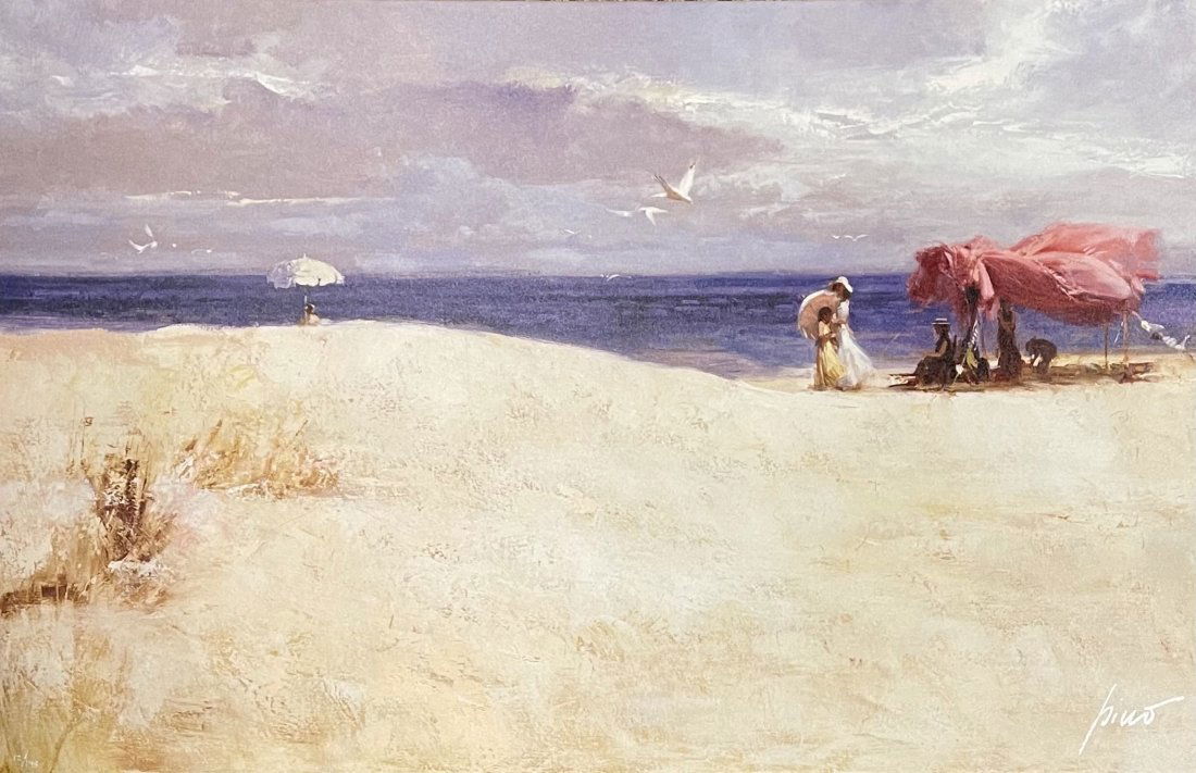 Pino Daeni, Large signed giclee on canvas (1 of 4)