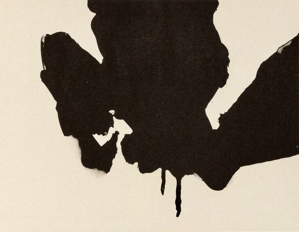 Robert Motherwell, original lithograph, "Tres Poems" (1 of 1)