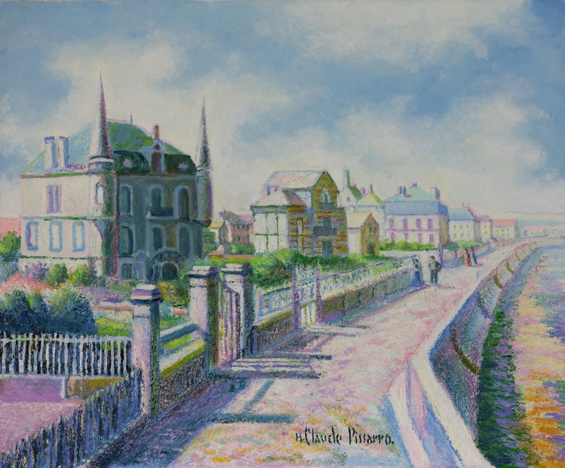 H Claude Pissarro, original oil on canvas (1 of 2)