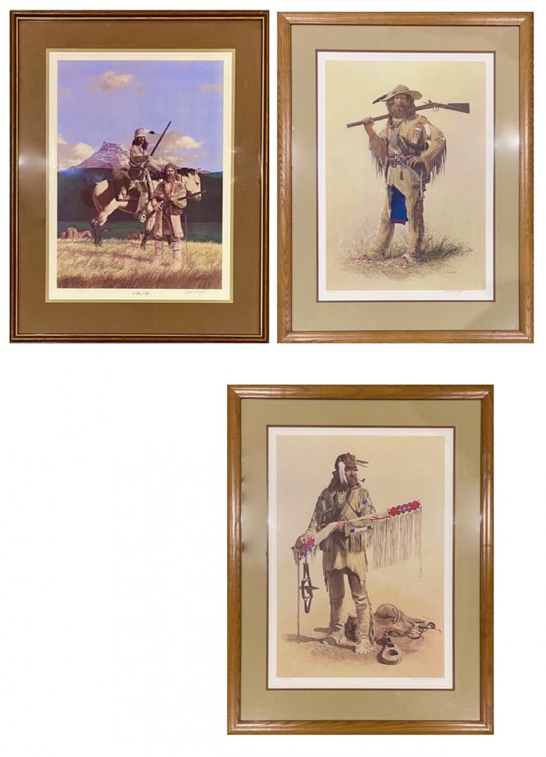 David Wright lot of 3 Framed Signed and Numbered Prints (1 of 6)