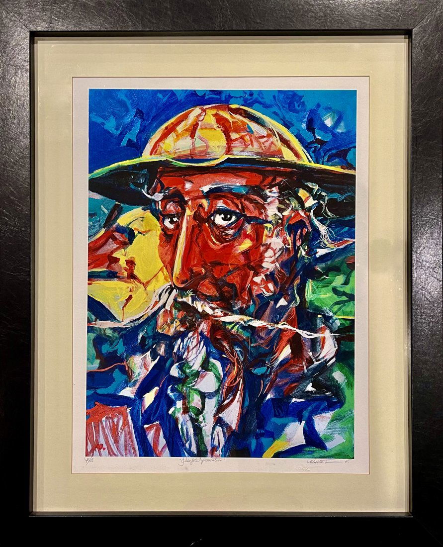 Wichie Torres, Hand signed and numbered lithograph: Wichie Torres (Puerto Rico 1952-2020) Hand signed and numbered lithograph. Titled center bottom margin, hand signed and date 05 bottom right margin with blind stamp, numbered P/A bottom left margin. S