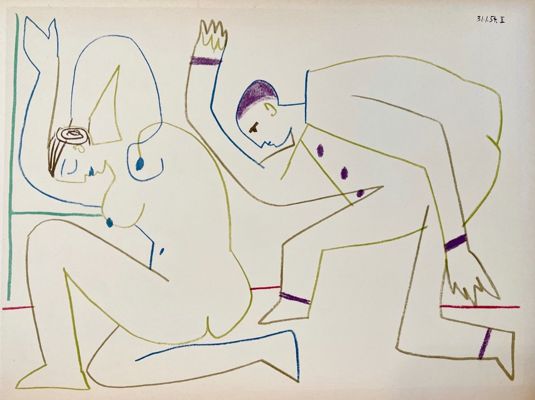 Pablo Picasso, Original Color Lithograph "Revue Verve" (1 of 1)