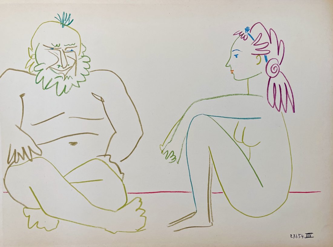 Pablo Picasso Original Color Lithograph "Revue Verve" (1 of 1)