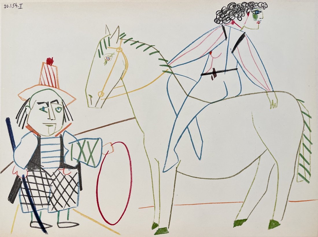 Pablo Picasso Original Color Lithograph "Revue Verve" (1 of 1)