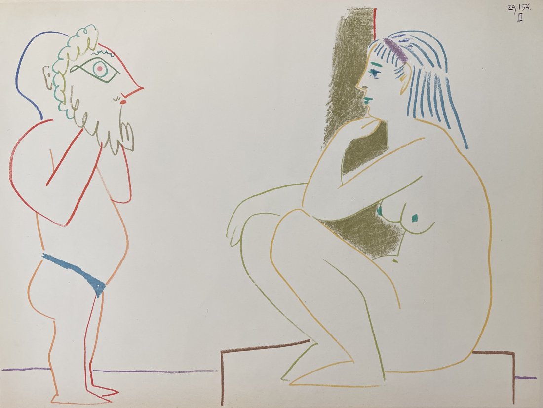 Pablo Picasso Original Color Lithograph "Revue Verve" (1 of 1)