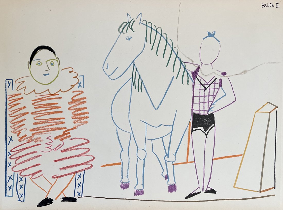 Pablo Picasso Original Color Lithograph "Revue Verve" (1 of 1)