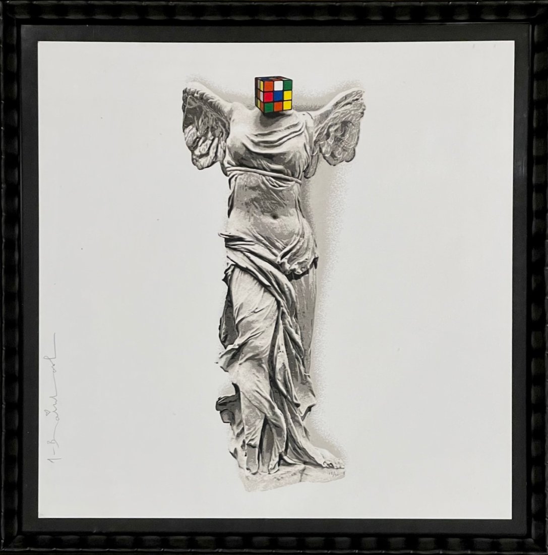 Mr. Brainwash, Hand signed serigraph, "Rubik's Victory" (1 of 2)