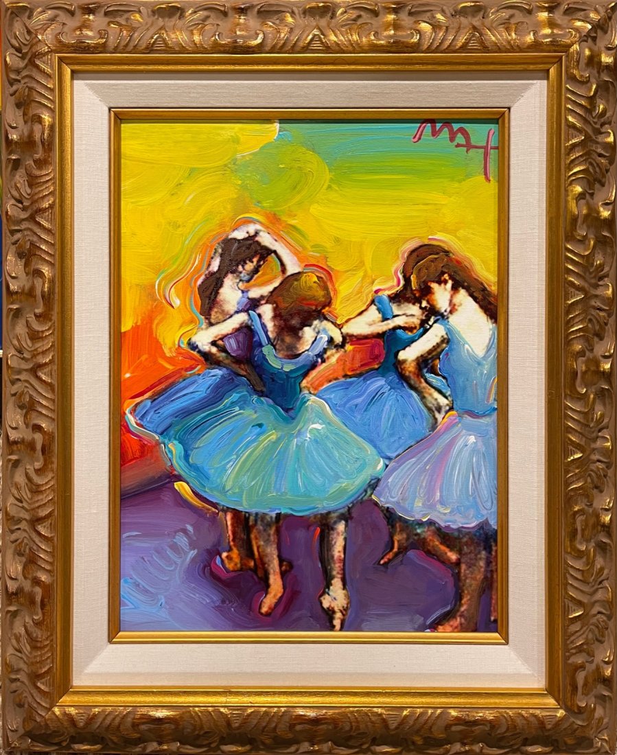 Peter Max - Original acrylic on canvas, "Degas" (1 of 4)