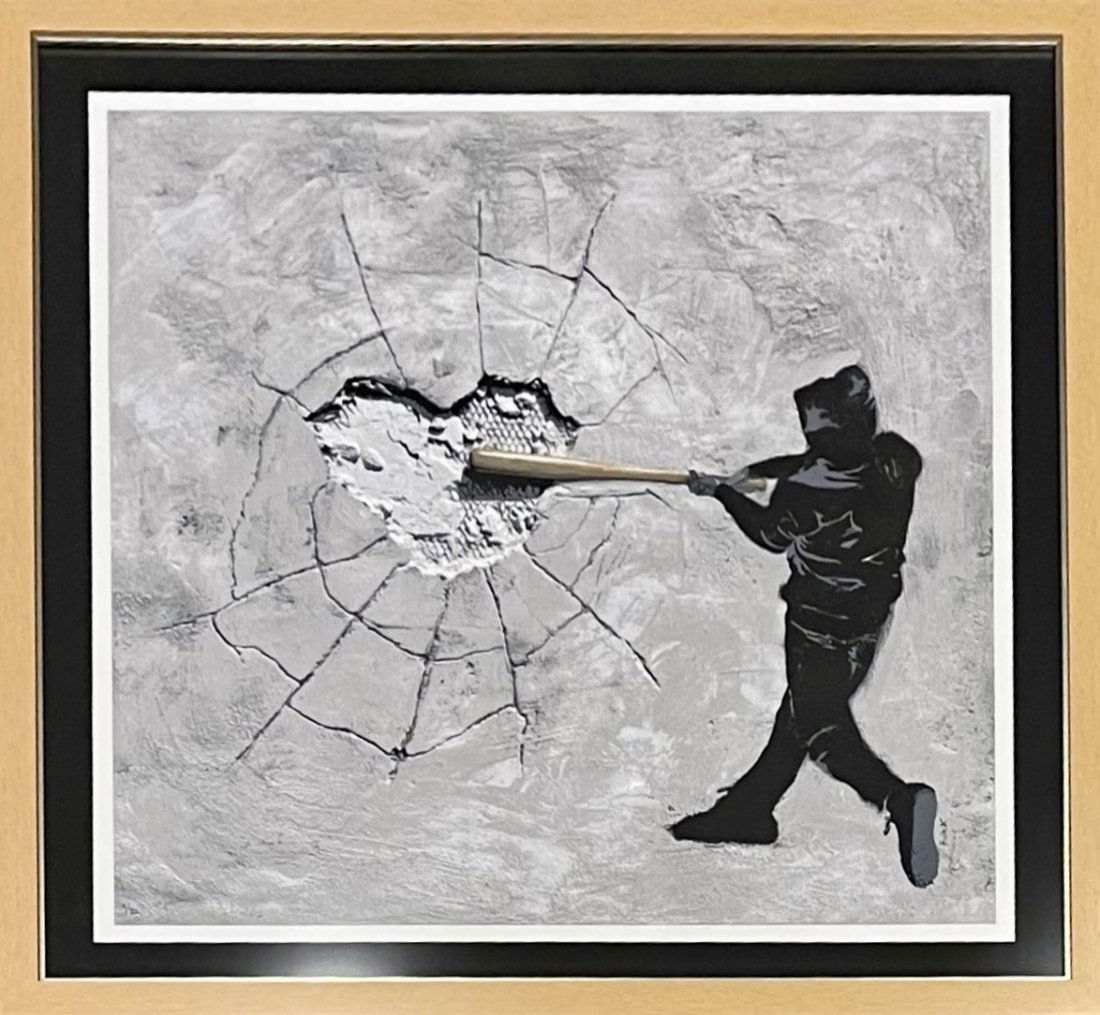 Hijack, Hand signed screen print "Beating Heart" (1 of 3)