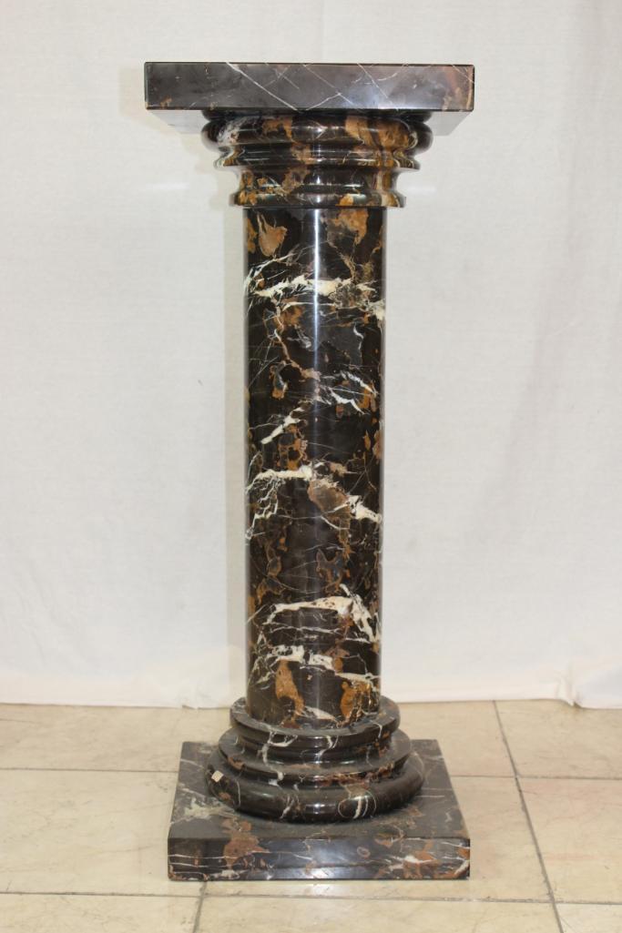 Hand Carved Marble Pedestal (1 of 2)