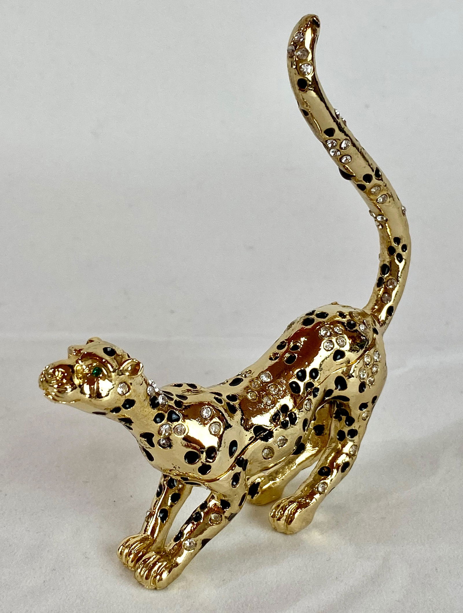 Keren Kopal Faberge Style Cougar Trinket Box (1 of 7)