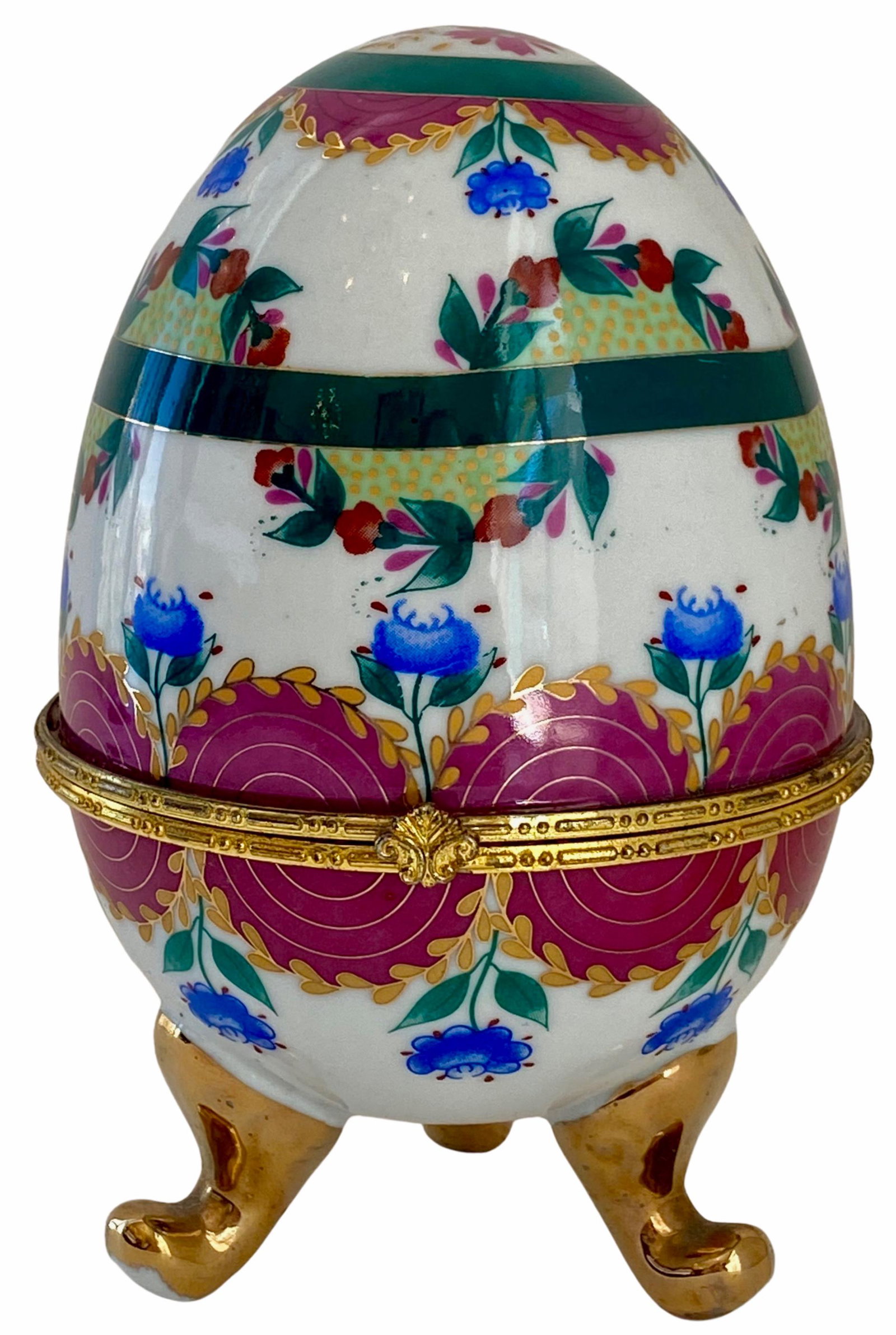 Porcelain Egg Trinket Box (1 of 7)
