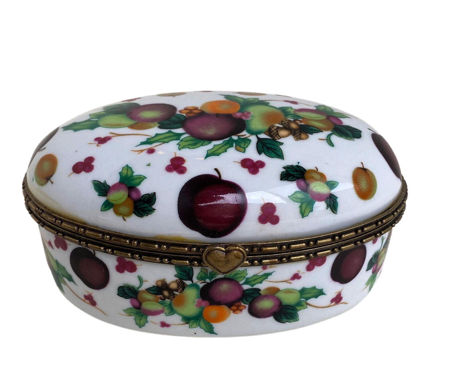 Hand Painted Porcelain Hinged Box (1 of 6)