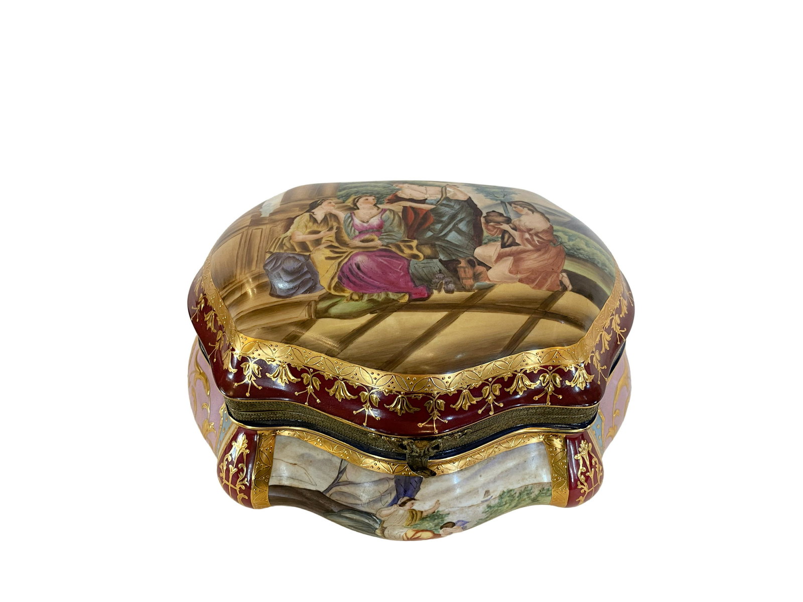 Hand Painted Porcelain Hinged Box (1 of 6)