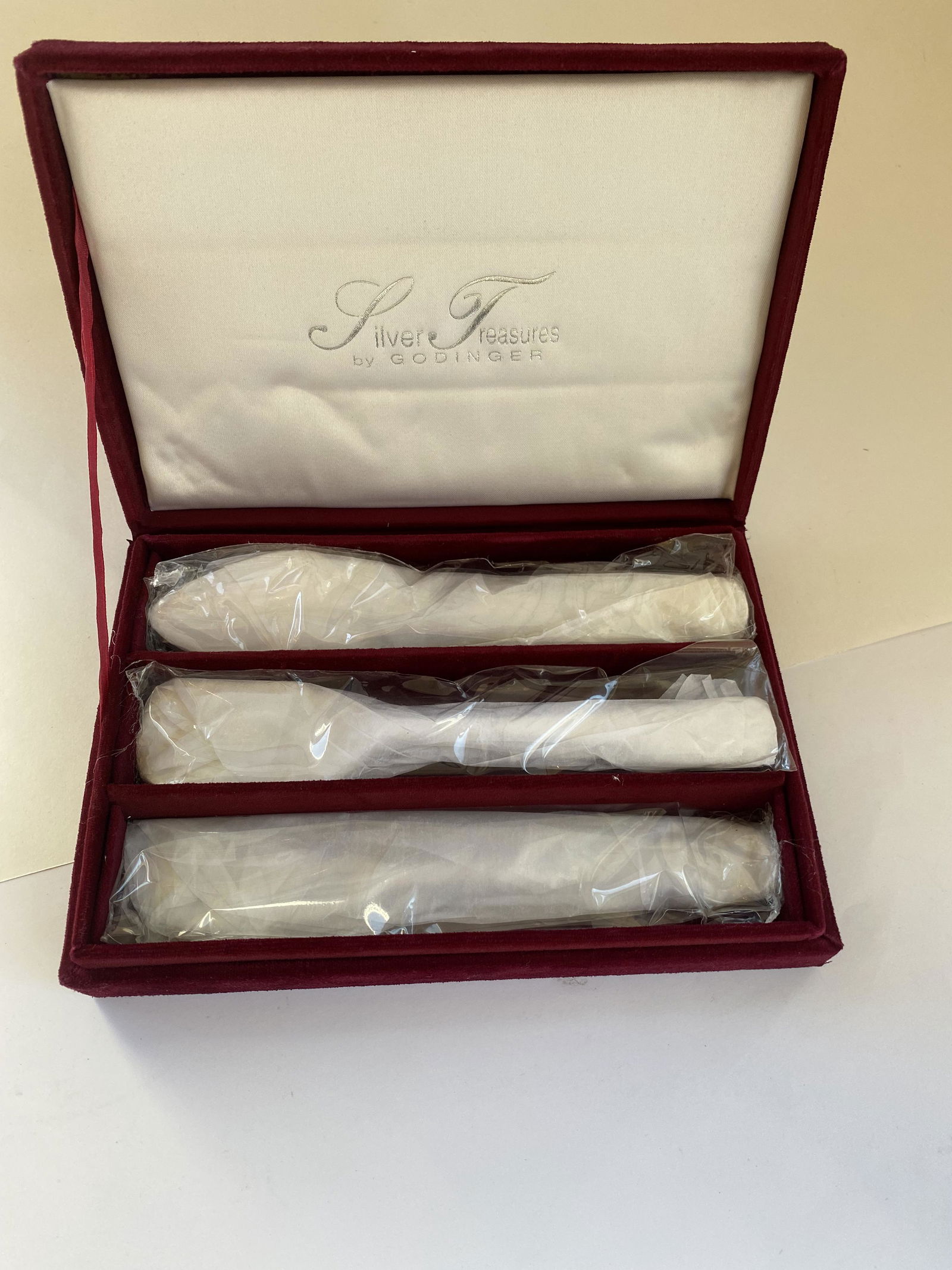 Set of 3 Silverplate Godinger Cheese Servers (1 of 6)