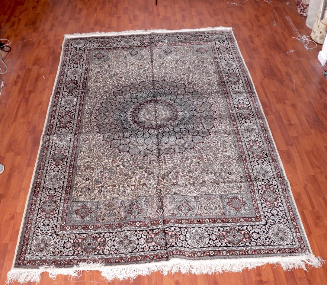 Hand Knotted Persian Tabriz Rug 6x9ft (1 of 17)