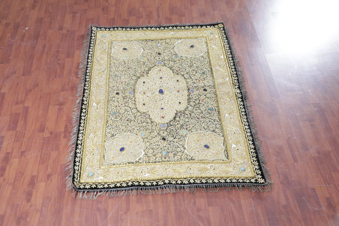 Hand Made Gilded Tapestry w/ Semi Precious Stones (1 of 20)