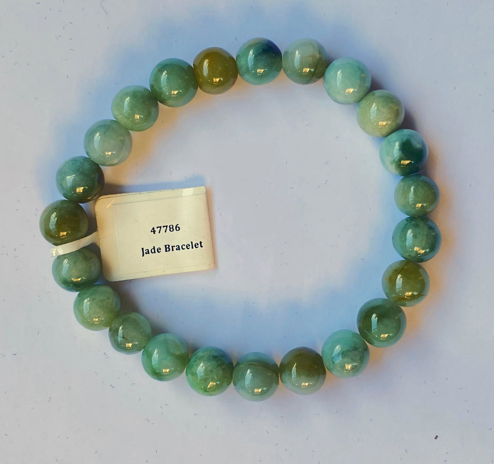 Jade Bead Bracelet (1 of 2)