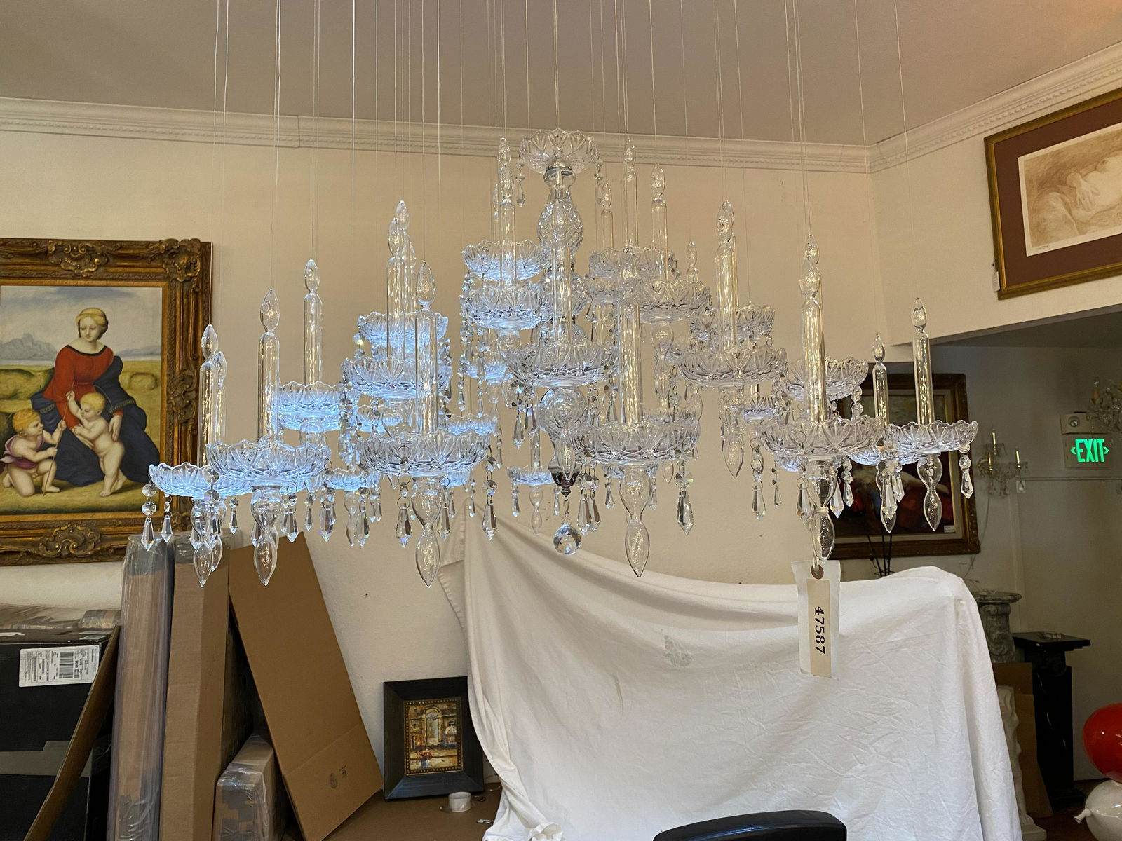 Glass Ghost Bead Lamp [Silver] (1 of 4)