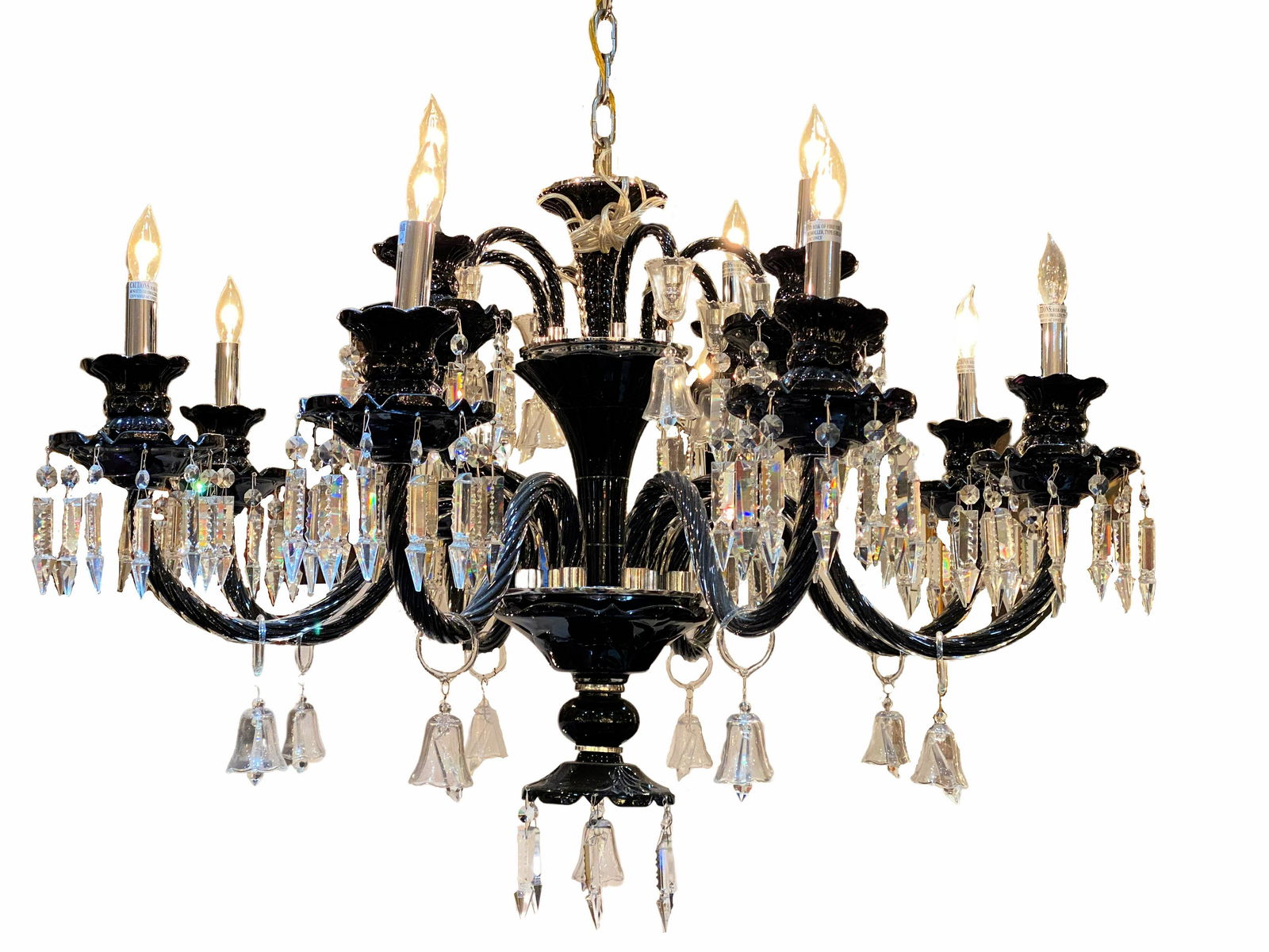 Hand Cut Crystal Chandelier (1 of 3)