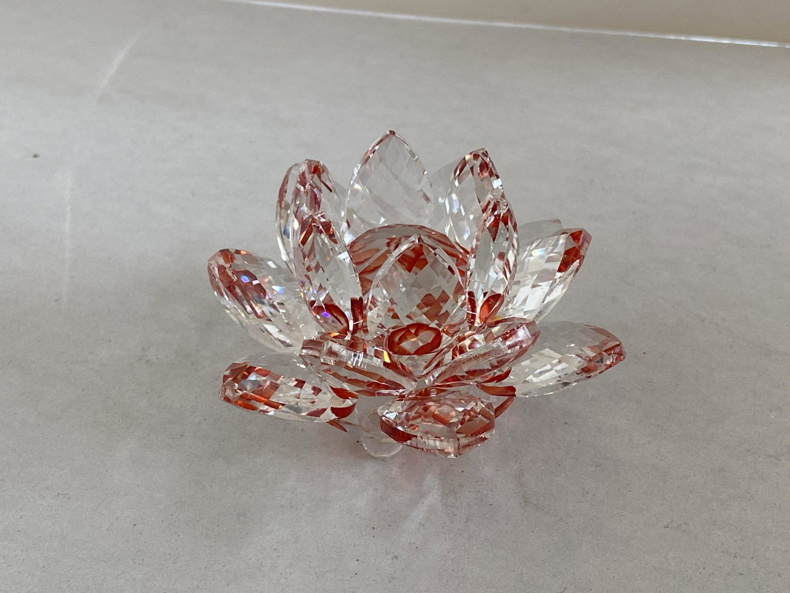 Small Crystal Lotus Blossom: Small Crystal Lotus Blossom 2"H x 3.5"Diameter