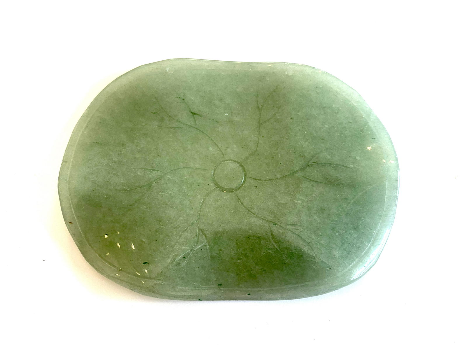 Large Jade Lotus Pendant (1 of 3)