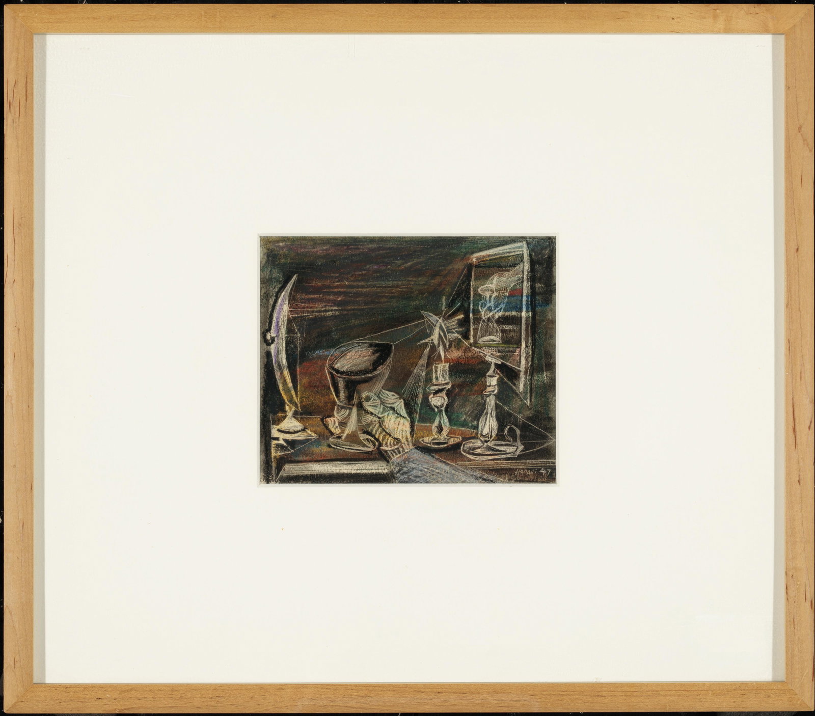 Hananiah Harari (1912-2000)   The Toast, 1947 (1 of 2)