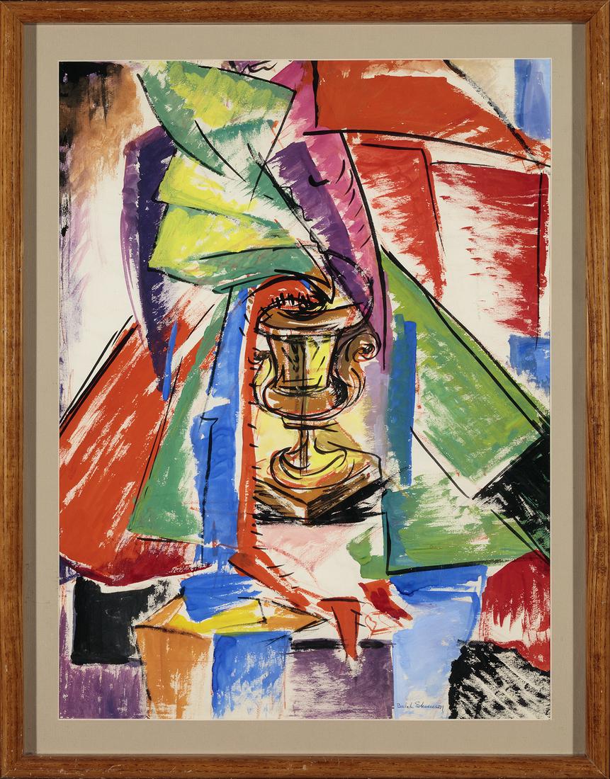 Beulah Elsie Sloan Stevenson (1890-1965) The Urn,: Beulah Elsie Sloan Stevenson (1890-1965) The Urn, n.d. Gouache on paper Signed lower right