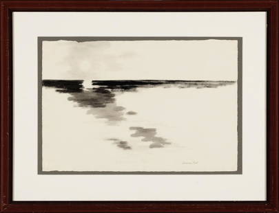 Herman Maril (1908-1986)   Horizon, 1974: Herman Maril (1908-1986) Horizon, 1974 Watercolor on paper Signed lower right