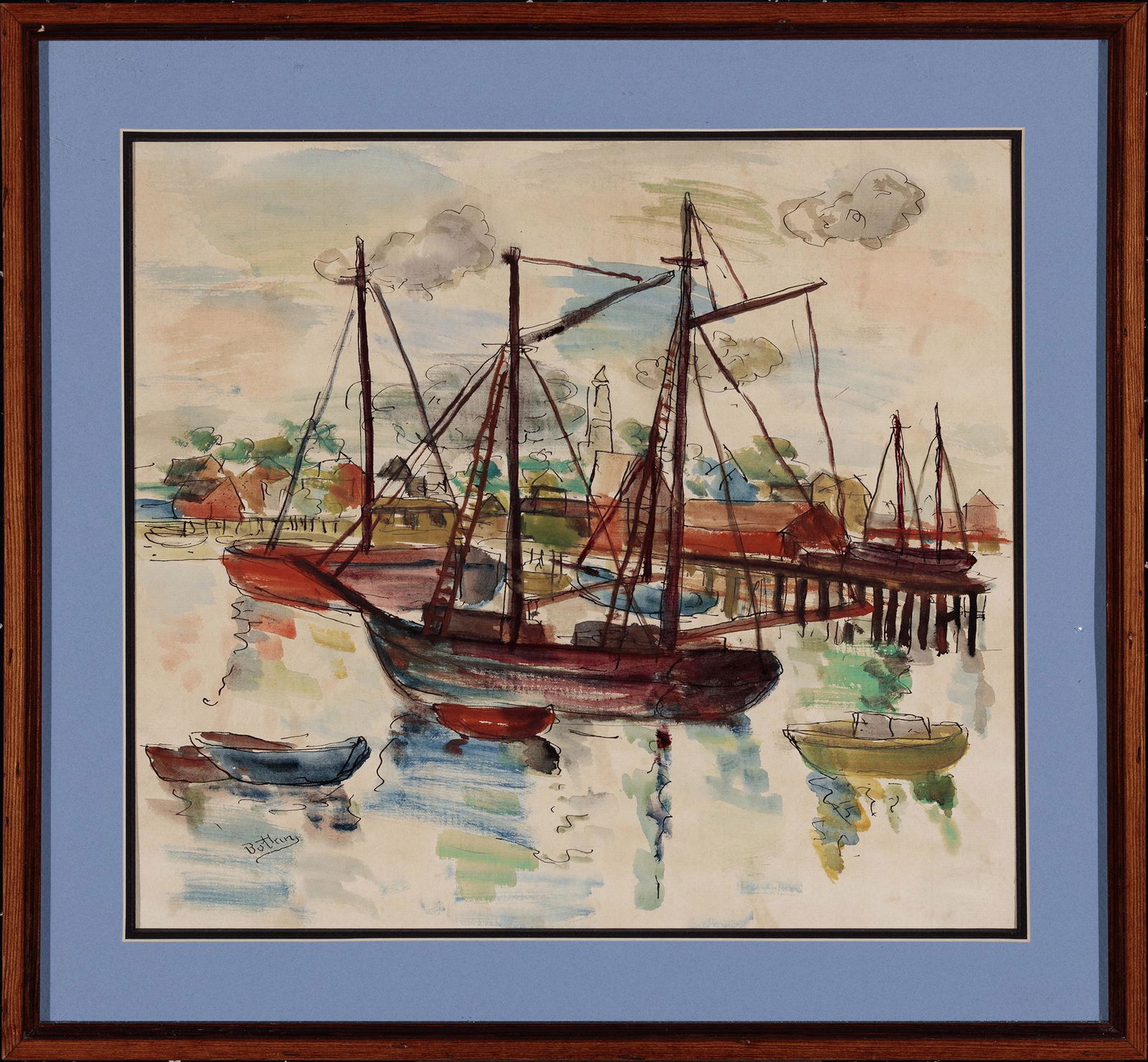 Henry Botkin (1896-1983)   Provincetown Harbor, c. (1 of 1)