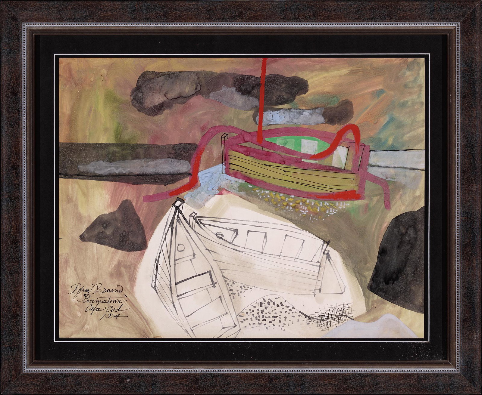 Byron Browne (1907-1961)   Provincetown, Cape Cod, 1954 (1 of 1)