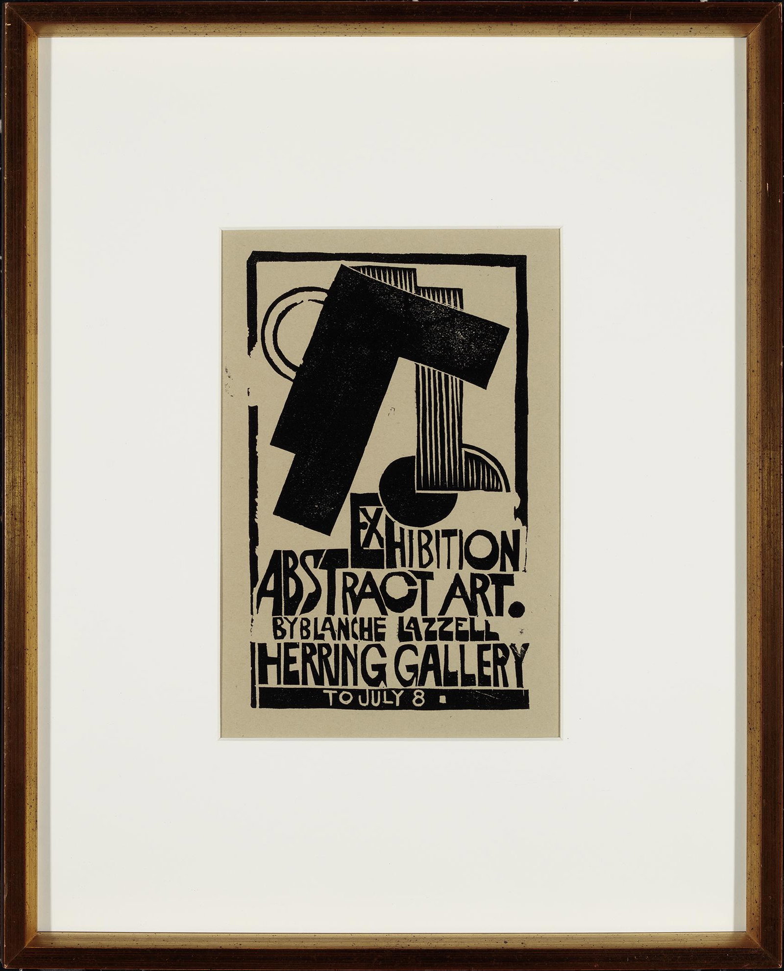 Blanche Lazzell (1878-1956)   Abstract Art Exhibit, (1 of 1)